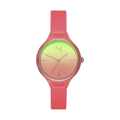 Puma Ladies'watch  Contour Gbby2 In Red