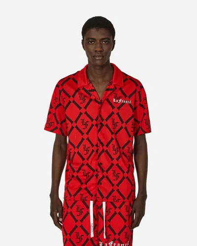Puma Lafrancé Mesh Shirt All Time Red In Multicolor