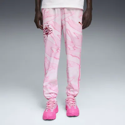 Puma Lafrancé Pink Heem Men's Basketball Pants, Size L