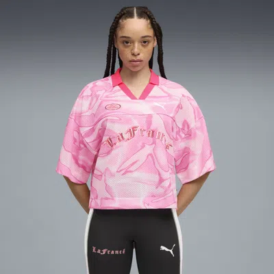 Puma Lafrancé Pink Heem Women's Basketball Jersey, Size