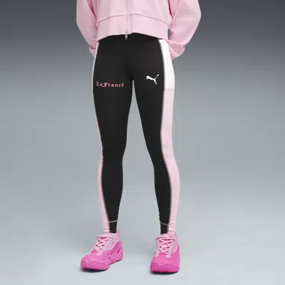 Puma Lafrancé Pink Heem Women's Basketball Leggings In Black