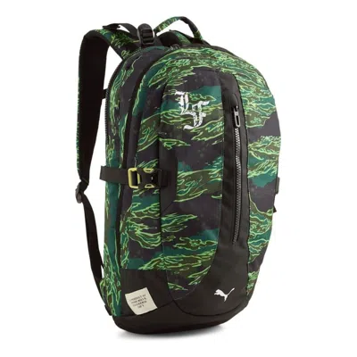 Puma Lafrancé Supply 25l Backpack 'green Terrain Aop' In Green Terrain/aop