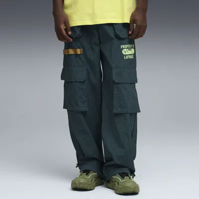 Puma Lafrancé Supply Men's Relaxed Cargo Pants In Green