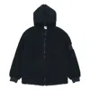 Puma Lamb's Wool Hooded Stay Warm Windproof Logo Jacket Black