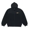Puma Lamb's Wool Stay Warm Hooded Logo Jacket Black