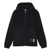 Puma Lamb's Wool Zipper Hooded Jacket Black