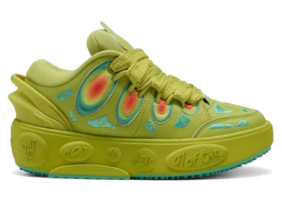 Pre-owned Puma Lamelo Ball Lafrancé Heatmap Sneakers In Sea Kelp/jade Frost