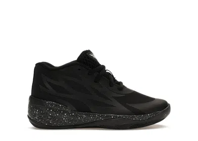 Pre-owned Puma Lamelo Ball Mb.02 Sneakers In Black/white/oreo