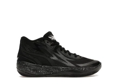 Pre-owned Puma Lamelo Ball Mb.02 Sneakers In Black/white/oreo