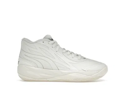 Pre-owned Puma Lamelo Ball Mb.02 Sneakers In Whispers/frosted Ivory