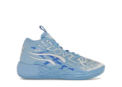 Pre-owned Puma Lamelo Ball Mb.04 Lafrancé Sneakers In Team Light Blue/cool Mid Grey