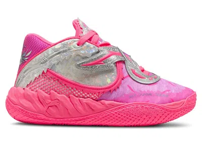 Pre-owned Puma Lamelo Ball Mb.05 World Tour Sneakers In Sun Struck/pure Magenta