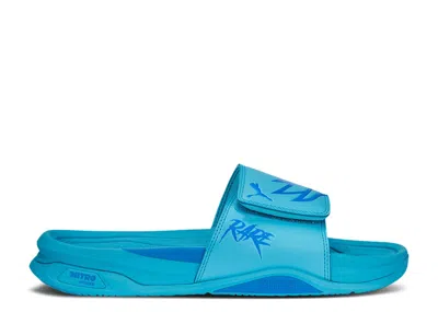 Puma Lamelo Ball X  Dream Nitro Mb.02 Slide 'bright Aqua' In Blue