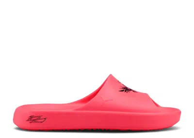 Puma Lamelo Ball X  Shibui Cat Slide 'sunset Glow' In Pink