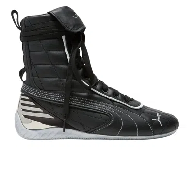 Pre-owned Puma Laquan Smith X Wmns Speedcat Mid 'black Silver' | Women's Size 10