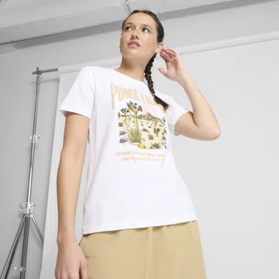 Puma Graphics Lv Park Women's T-shirt In White