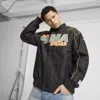 Puma Las Vegas Relaxed Racer Jacket In Black
