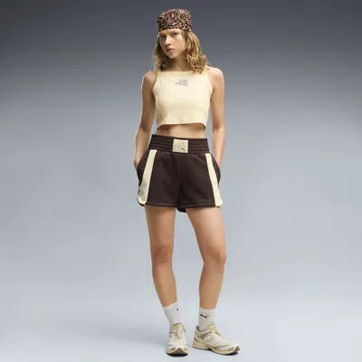 Puma Las Vegas Women's Boxing Shorts In Brown