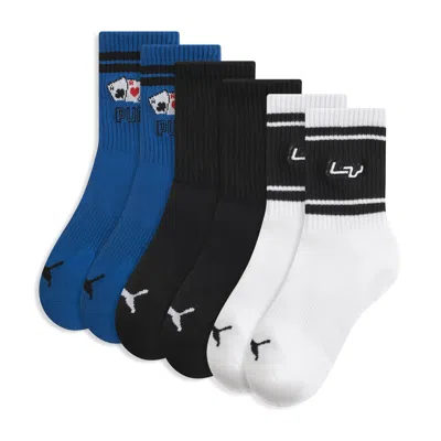 Puma Las Vegas Women's Low Crew Socks (3-pack) In Multi