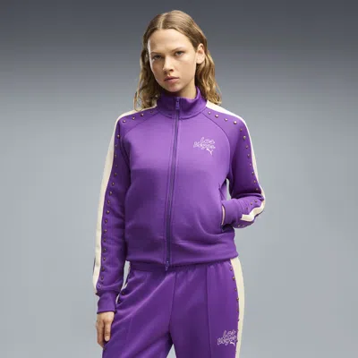 Puma Las Vegas Women's T7 Studded Track Jacket In Purple