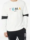 Puma Last Dayz Crew-neck Sweatshirt In White