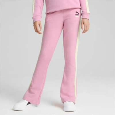 Puma Lava Land Flared Big Kids' Sweatpants In Mauved Out