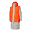 Puma Layer Down Jacket 'grey Orange' In Gray