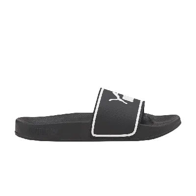 Pre-owned Puma Leadcat 2.0 Slide Little Kid 'black White'