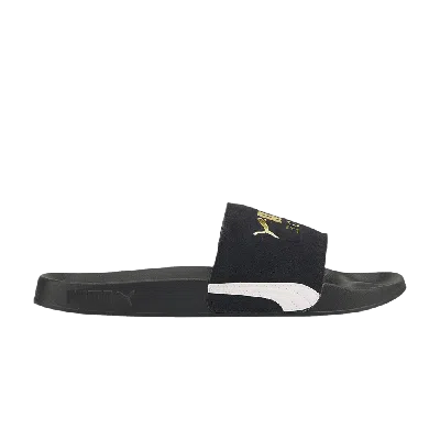 Pre-owned Puma Leadcat 2.0 Suede Classic Slide 'black'