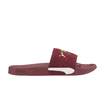 Pre-owned Puma Leadcat 2.0 Suede Classic Slide 'zinfandel' In Red