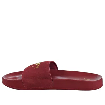 Puma Leadcat 2.0 Suede Slides 'red Gold'