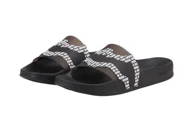 Pre-owned Puma Leadcat 2.0 The Batman Sneakers In Black/white In Multi