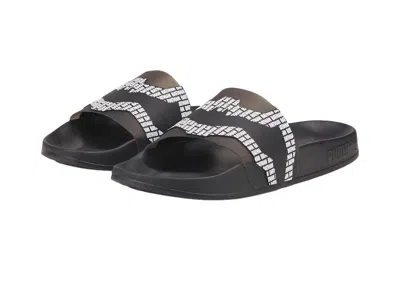 Pre-owned Puma Leadcat 2.0 The Batman Sneakers In Black/white In Multi