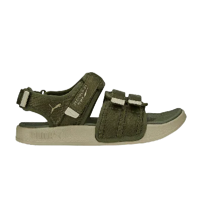 Pre-owned Puma Leadcat City Sandal 'green Moss'