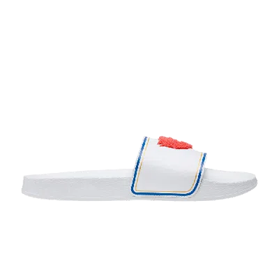 Pre-owned Puma Leadcat Ftr Slide 'badges - White'