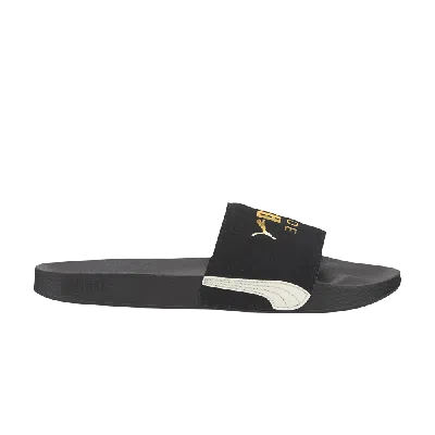 Pre-owned Puma Leadcat Ftr Suede Classic Slide 'black'