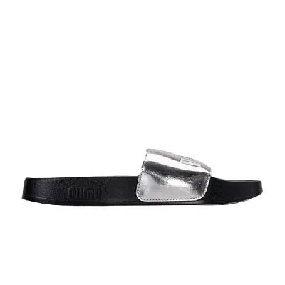 Pre-owned Puma Leadcat Mirror Jr 'silver Black'