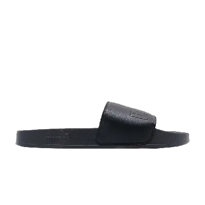 Pre-owned Puma Leadcat Slide In Black