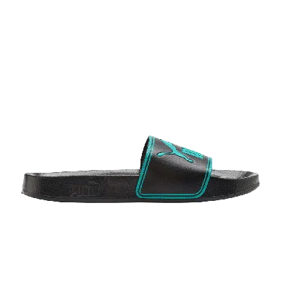 Pre-owned Puma Leadcat Slide 'black Blue'