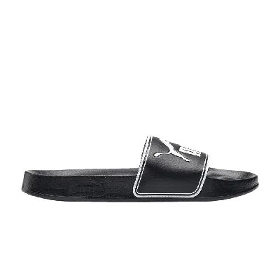 Pre-owned Puma Leadcat Slide 'black White'