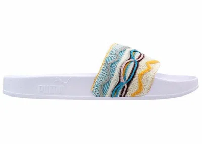 Pre-owned Puma Leadcat Slide Coogi White (women's) Sneakers In  White/gold