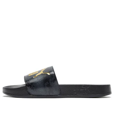 Puma Leadcat Snake Lux Slide Sandal Black