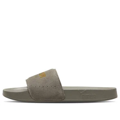 Puma Leadcat Suede Slippers Grey