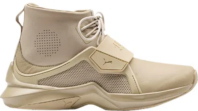 Pre-owned Puma Leather Hi Rihanna Fenty (women's) Sneakers In Sesame