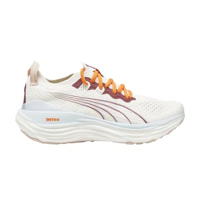 Pre-owned Puma Lemlem X Wmns Foreverrun Nitro 'warm White Team Regal Red' In Cream