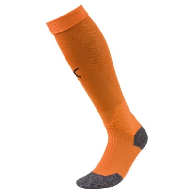 Puma Liga Soccer Socks [1 Pair] In Golden Poppy- Black