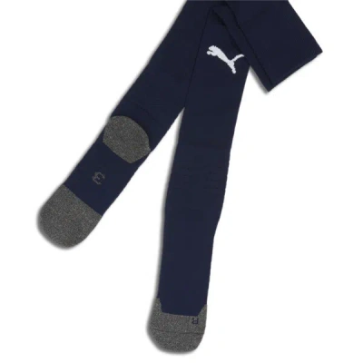 Puma Liga Soccer Socks [1 Pair] In Peacoat- White