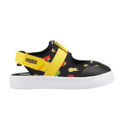 Pre-owned Puma Light-flex Sandal Infant 'summer Fruit - Black Freesia' | Infant Size 9