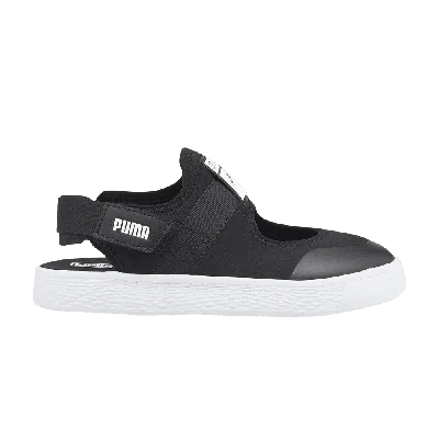 Pre-owned Puma Light-flex Summer Little Kid 'black White'