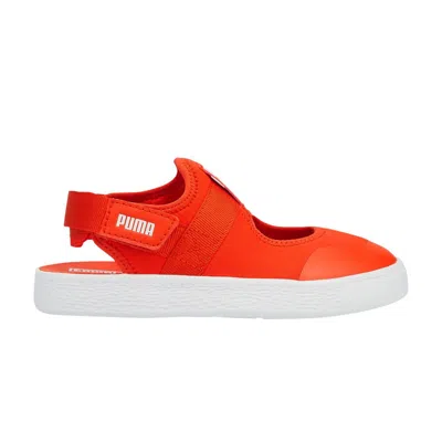 Pre-owned Puma Light-flex Summer Little Kid 'cherry Tomato' | Red | Kid's Size 2
